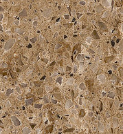 Chocolate truffle quartz countertop