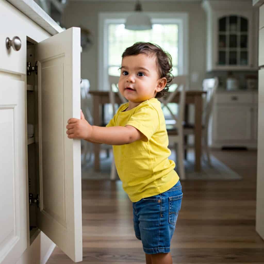 How Do I Stop My Toddler From Opening Cupboards?
