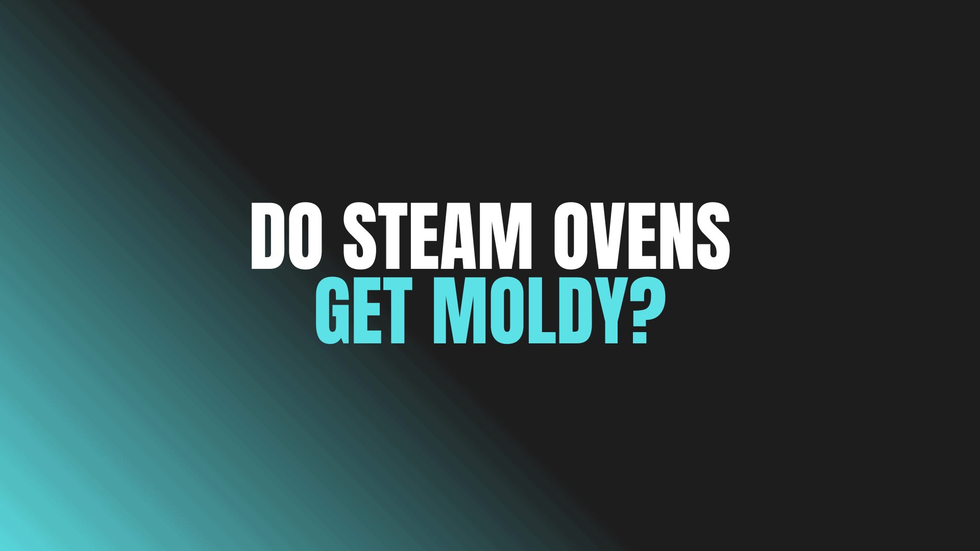 Do Steam Ovens Get Moldy?