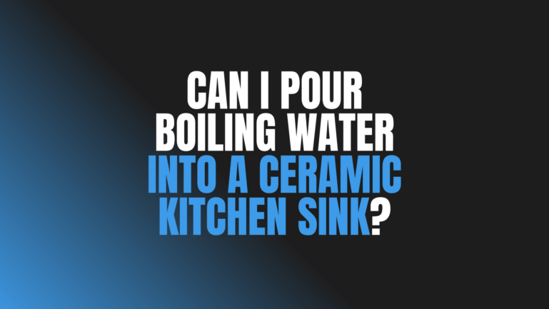 Can I Pour Boiling Water Into a Ceramic Kitchen Sink?
