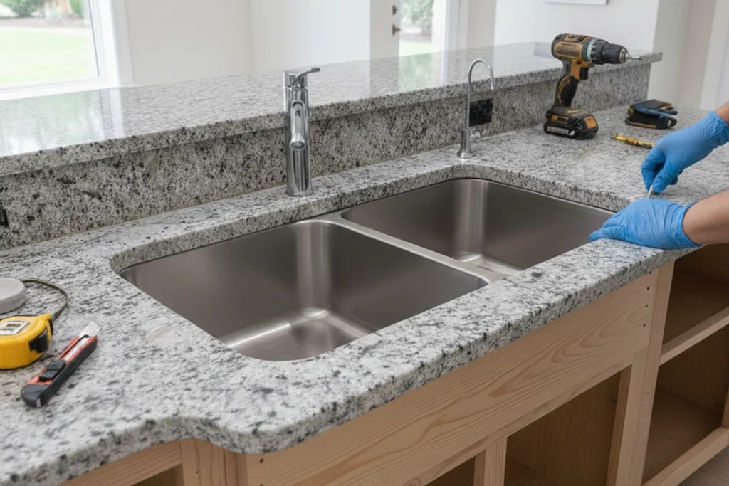 What Holds an Undermount Kitchen Sink in Place?