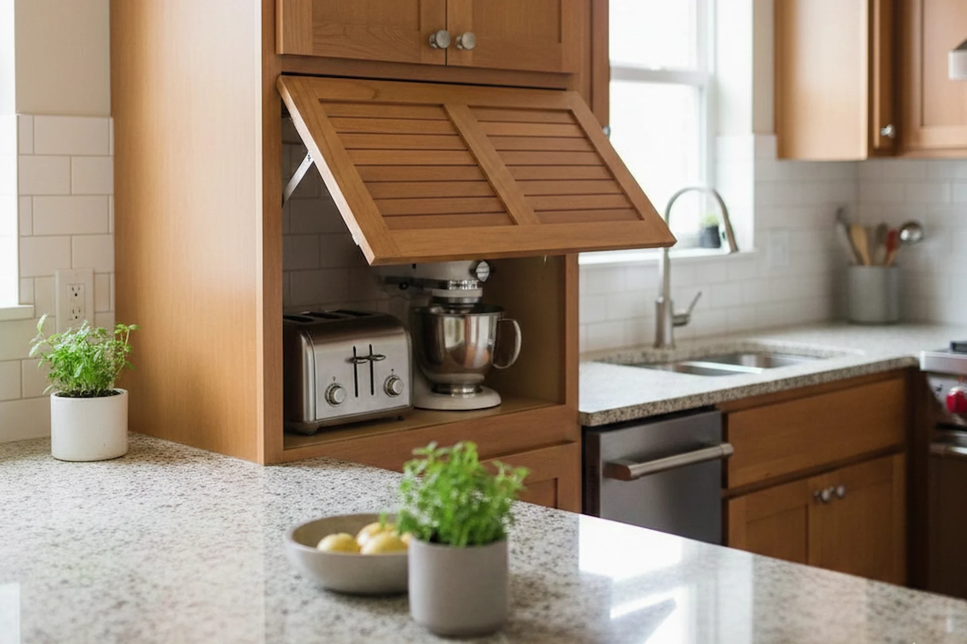 Can Appliance Garages Help Declutter Small Countertops?