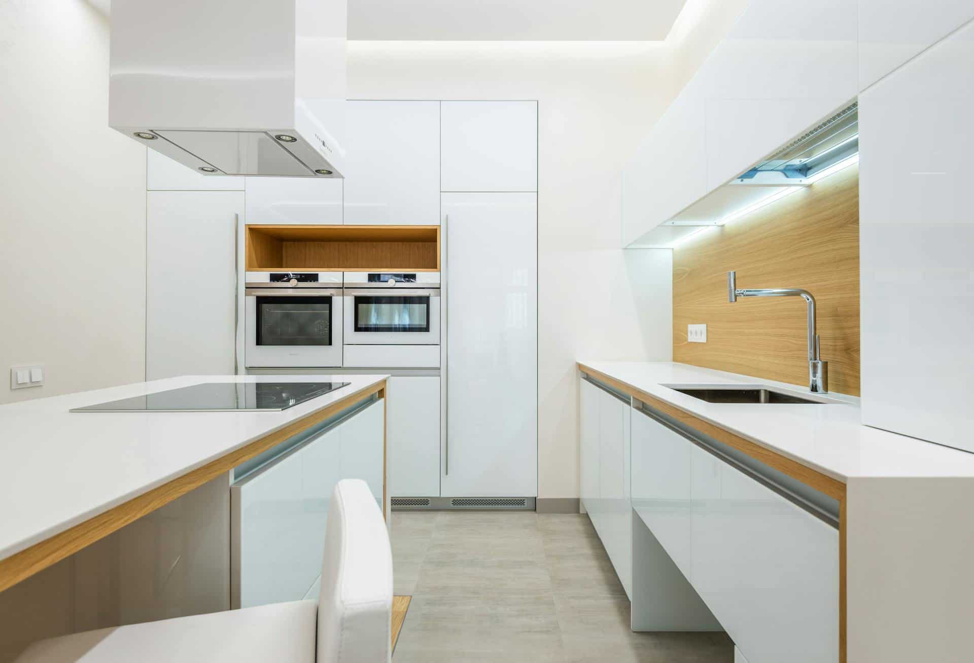 Does a High-Gloss Finish Make a Small Kitchen Look Brighter?