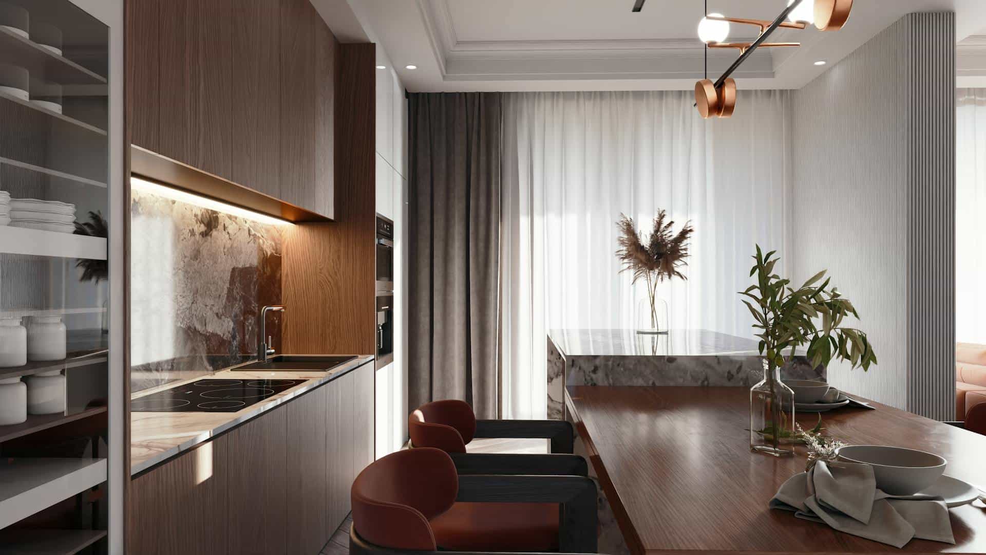 What Role Does Under-Cabinet Lighting Play in a Small Kitchen?